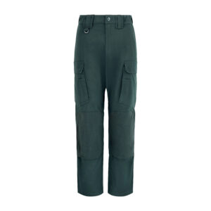 Women's lightweight technical ripstop trousers in ambulance green – front view