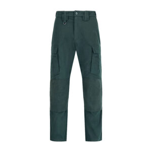 Men's lightweight technical ripstop trousers in ambulance green – front view